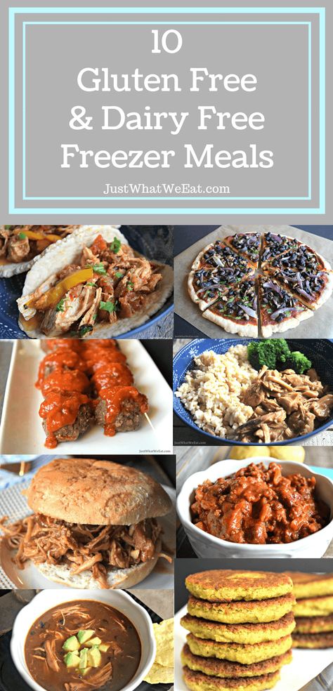 Dairy Free Freezer Meals, Gluten Free Freezer Meals, Freeze Meals, Dairy Free Recipes Dinner, Meal Train Recipes, Dairy Free Dinner, Dairy Free Diet, Crockpot Chili, Free Meal Plans