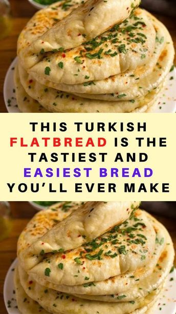 Turkish Flat Bread, Turkish Flatbread, Braided Bread, Artisan Bread Recipes, Flat Bread, Easy Bread, Middle Eastern Recipes, Bread Recipes Homemade, Artisan Bread