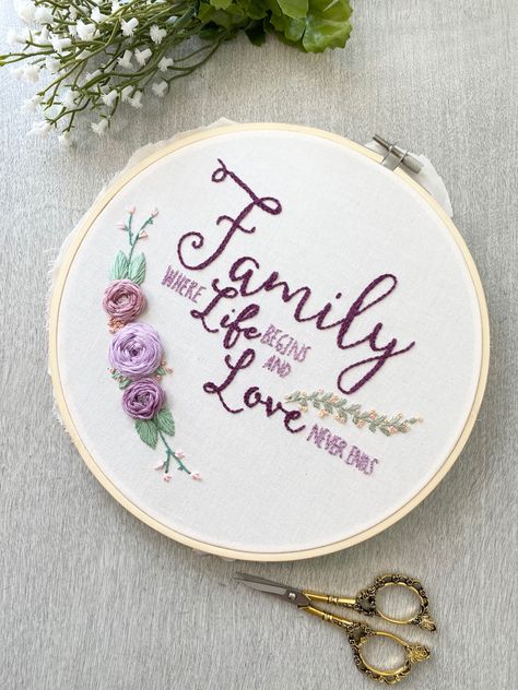 Custom order for a lovely family 🥰 #Lazydaisystitch #handembroidery #embroideryart #embroiderydesign #letteringembroidery #embroidery #handembroiderystitches Family Embroidery Hoop, Lazy Daisy Stitch, Lovely Family, Hoop Embroidery, Hand Embroidery Art, Handmade Embroidery, Hand Embroidery Stitches, Love Drawings, Hand Embroidery Designs