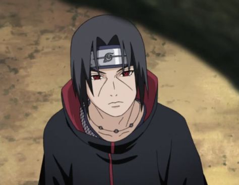 Itachi Uchiha, Anime Character, Black Hair, Naruto, Red, Anime, Hair, Black