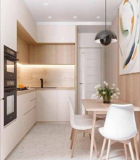 Model Dapur, Interior Dapur, Simple Kitchen Design, Modern Kitchen Interiors, Kitchen Interior Design Decor, Kitchen Decor Modern, غرفة ملابس, House Design Kitchen, Kitchen Design Decor