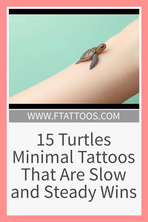 Keen to discover the symbolism behind minimalist turtle tattoos? Dive into 15 designs that embody patience and perseverance, revealing their deeper meanings. Turtle Semi-colon Tattoo, Sea Turtle Family Tattoo, Fine Line Sea Turtle Tattoo, Small Sea Turtle Tattoos For Women, Baby Sea Turtle Tattoo, Turtle Foot Tattoo, Mini Turtle Tattoo, Box Turtle Tattoo, Sea Turtle Tattoo Simple