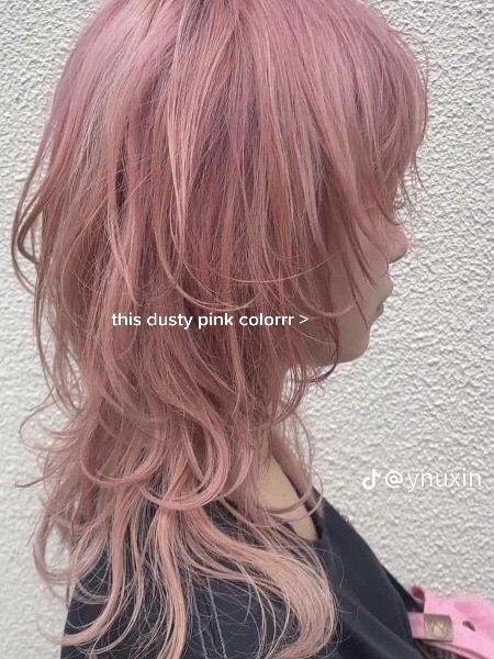 Pale Pink Hair Color, Short Dusty Pink Hair, Short Pale Pink Hair, Dust Pink Hair, Dirty Pink Hair, Ashy Pink Hair, Muted Pink Hair, Silver Pink Hair, Ash Pink Hair