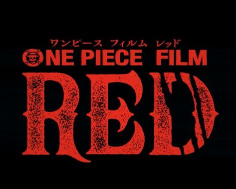 One Piece film RED logo Red Film, One Piece Film Red, One Piece Logo, Film Logo, Film Red, Red One Piece, One Piece Wallpaper Iphone, Red Logo, Red Wallpaper