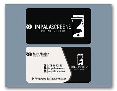 Check out new work on my @Behance portfolio: ""IMPALASCREENS" PHONE REPAIR Business card design," http://be.net/gallery/81205209/IMPALASCREENS-PHONE-REPAIR-Business-card-design Mobile Shop Card Design, Phone Business Card, Mobile Business Card, Cart Visit, Business Card Design Black, Shop Name Ideas, Apple Repair, Mobile Repairing, Luxury Business Card