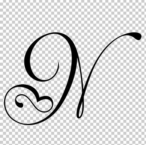 N Cursive Letter, N Tatoos, N Alphabet Design, N Letter Tattoo Design, N In Cursive, N Design Letter, N In Calligraphy, N Signature Ideas, Letter N Tattoo Ideas