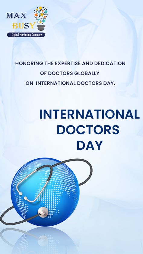 Happy International Doctors Day. Honoring the expertise and dedication of doctors globally on International Doctors Day. . . . . . . #maxbusy #maxbudydigitalmarketing #maxbusydigital . . . . #happyinternationaldoctorsday #frontlinewarriors #healthcare #doctors #doctorsday23 International Doctors Day, Doctors Day, Digital Marketing Company, Marketing Company, Investment, Health Care, Digital Marketing, Marketing