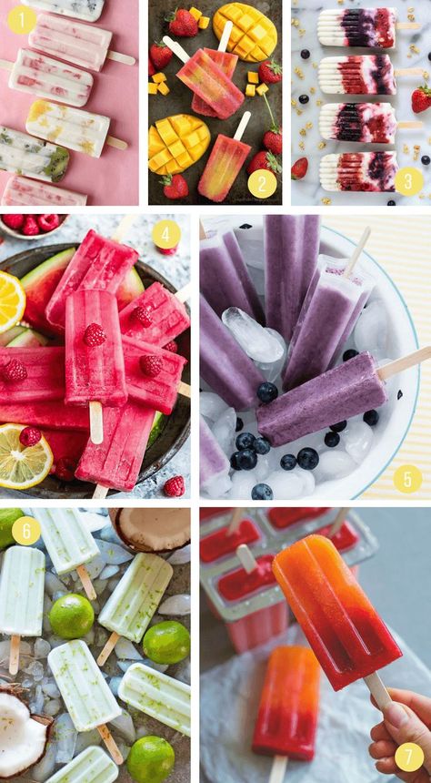 Healthy Popsicle Recipes For Kids, Popsicle Recipes For Kids, Popsicle Recipe For Kids, Homemade Ice Pops, Healthy Popsicle Recipes, Healthy Popsicles, Cook Healthy, Homemade Popsicles, Recipes For Kids