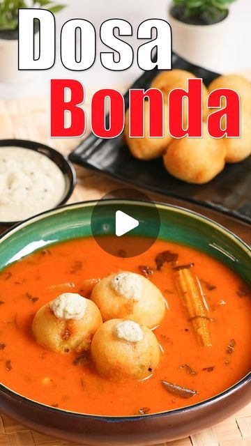 Tarla Dalal Recipes on Instagram: "dosa bonda recipe | aloo bonda with dosa batter | South Indian style aloo bonda  Ingredients  For The Aloo Masala 1 1/4 cups boiled and mashed potatoes 1 tbsp oil 1/2 tsp mustard seeds ( rai / sarson) 1/2 tsp split urad dal (split black lentils) 1 tsp finely chopped green chillies 7 to 8 curry leaves (kadi patta) 1/2 cup thinly sliced onions salt to taste 1/4 tsp turmeric powder (haldi) 1 tsp lemon juice a pinch of sugar 1 tbsp finely chopped coriander (dhania)  Other Ingredients For Dosa Bonda 2 cups dosa batter 1 tbsp besan (bengal gram flour) salt to taste oil for deep-frying  For Serving With Dosa Bonda sambhar coconut chutney.  #dosabonda #reels #snack #breakfast" Dosa Batter Recipe, Bonda Recipe, Aloo Masala, Dosa Recipes, Sambhar Recipe, Dosa Batter, Balanced Plate, South Indian Style, Black Lentils