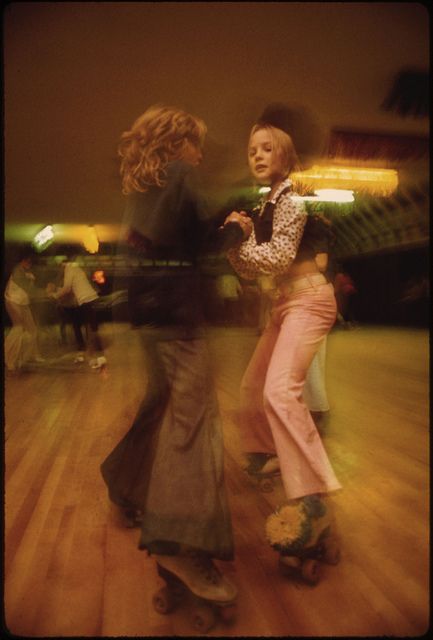 Youngsters Roller Skating at Izzy-Dorry's Roller Rink at New Ulm, Minnesota... by The U.S. National Archives, via Flickr Roller Skating Pictures, New Ulm Minnesota, Skating Pictures, Roller Skating Rink, Roller Rink, Roller Disco, Still Picture, Roller Girl, 70s Disco