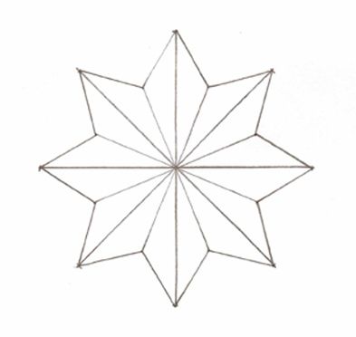 Diy 8 Point Paper Star, 8 Point Star Quilt Pattern, Fantasy Police, Quilt Shapes, Straw Star, 8 Pointed Star, Star Drawing, Drawing Pics, 8 Point Star