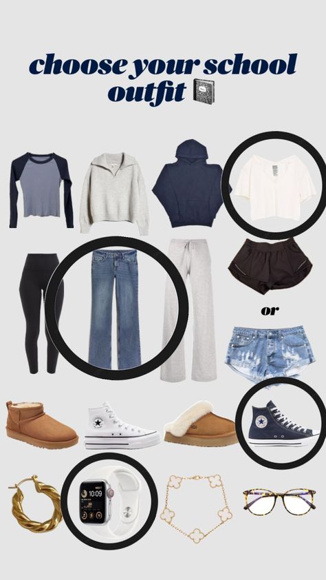 #outfitinspo #school #navy #uggs #converse #schoolfit Navy Converse Outfit, Navy Uggs, Navy Converse, Converse Outfit, Outfits With Converse, School Fits, School Outfit, Your Aesthetic, Cut Out