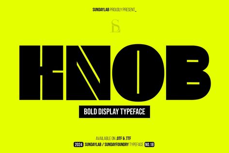 Knob Display Typleface, Sans-Serif ft. display & font - Envato Minimalist Layout, Display Typeface, Bold Fonts, Font Generator, Font Free, Font Download, Text Fonts, Text Effect, Display Font