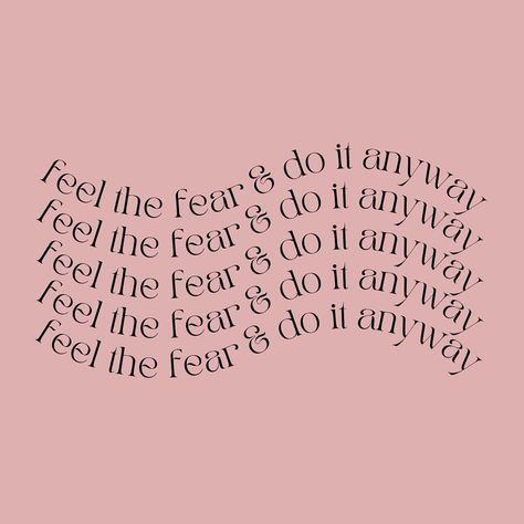 This is your sign to do that thing you’ve been scared of. You’ve got this 💖 Be Scared And Do It Anyway Quote, Do One Thing Everyday That Scares You, Do Something That Scares You, Do What Scares You, Do It Scared Quote, Scared Quotes, Do It Scared, You Ve Got This, Do It Anyway