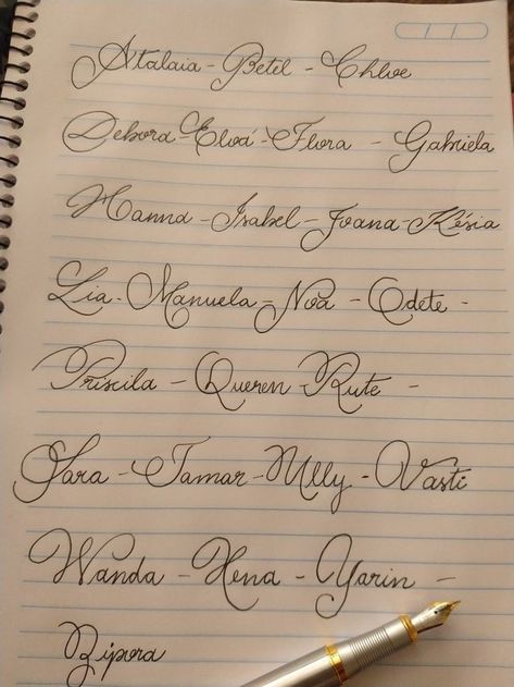 Beautiful Cursive Writing, P Signature Ideas, English Hand Writing, Pretty Signatures, List Of Boy Names, Pretty Fonts Alphabet, Cursive Fonts Alphabet, Calligraphy Writing Styles, Handwriting Examples