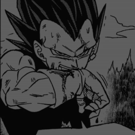 Manga Icon, Dragon Ball Super, Dragon Ball, Black And White, White, Black