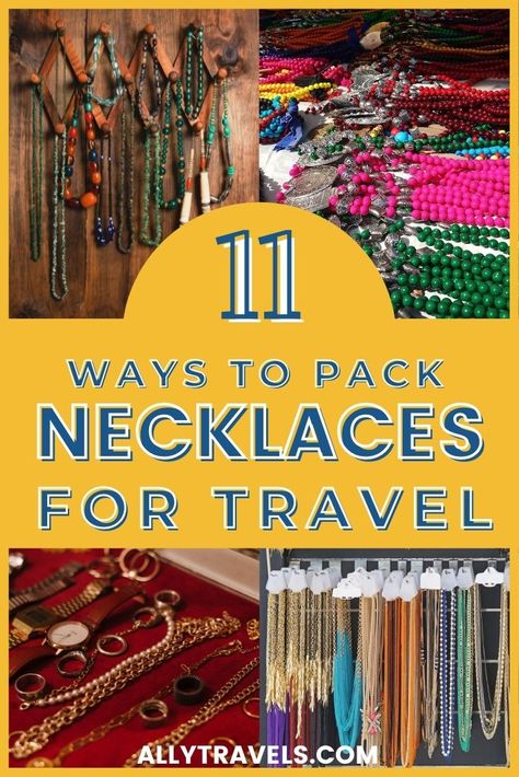 Just follow this guide on how to pack necklaces for travel and you’ll never see another tangled necklace when you unpack. Packing Necklaces, Tangled Necklace, Travel Necklace, Budget Travel Destinations, Travel Essentials For Women, Airplane Travel, Budget Travel Tips, Global Travel, Packing Tips For Travel