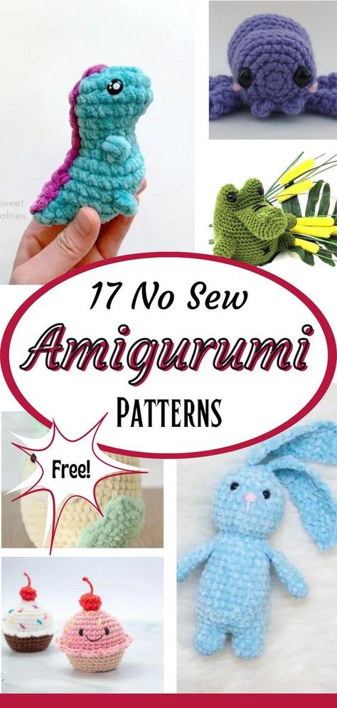 There are 17 patterns below that are all no-sew, beginner friendly and quick to work up. Due to being amigurumi-style, the patterns use easy stitches such as single crochet and slip stitches. There are a variety of (very adorable!) animal amigurumi below as well as a few food patterns if that is more your style. Scrap Yarn Crochet Stuffed Animals, Free Small Crochet Projects, 1 Hour Amigurumi Free Pattern, Free Printable Amigurumi Crochet Patterns, 30 Minute Amigurumi, Easy Small Crochet Patterns, Beginner Crochet Animals, Crochet Stuffed Animals Easy, Super Easy Crochet Patterns