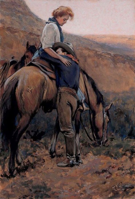 Lucas Museum, Maynard Dixon, Cowboy Romance, Western Artwork, Western Romance, Cowboy Aesthetic, Draw Ideas, Western Paintings, Western Aesthetic