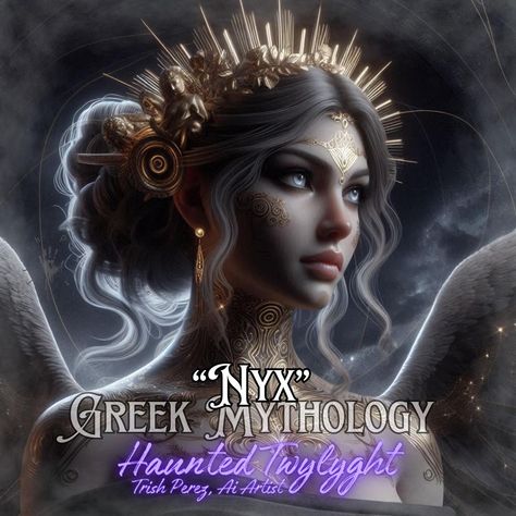 Nyx is a significant figure in Greek mythology. Here are some key details about her: 1. **Personification of Night**: Nyx is the goddess and personification of the night. She symbolizes the profound and enigmatic night. 2. **Primordial Deity**: Nyx is a primordial deity, meaning she is one of the oldest deities in Greek mythology. She represents one of the fundamental aspects of the universe. 3. **Offspring of Chaos**: In Hesiod's Theogony, Nyx is the offspring of Chaos. Her emergence mark... Chaos Goddess, Hesiod Theogony, Primordial Goddess, The Offspring, Dark Creatures, The Goddess, Key Details, Aphrodite, Greek Mythology