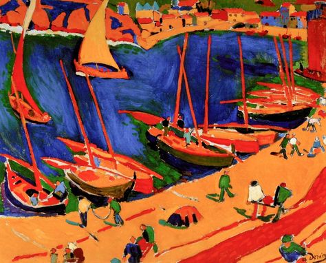 Port de pêche de Collioure (Derain) | Huile sur toile, 81 x … | Flickr Fauvist Art, Andre Derain, André Derain, Raoul Dufy, Fauvism, Paul Cezanne, Impressionism Art, Post Impressionism, Georges Braque