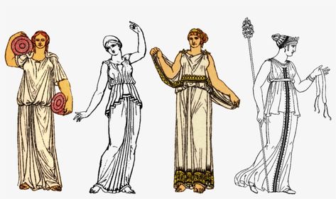 Ancient Greece Clothing, Ancient Greece Fashion, Greek Shield, Ancient Greek Clothing, Greek Civilization, Fashion Png, Spartan Logo, Greece Fashion, Greek Women