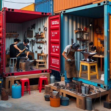 Thinking about transforming a shipping container into a workshop in Medford, Oregon? It's a smart move - but before you start, there's something crucial you need to know: the ins and outs of permits and zoning regulations. Don't let the word 'permit' scare you. It's simply a green light from the city that ensures your workshop meets local building codes and zoning requirements... The post Medford, OR Shipping Container Workshop: Permits & Zoning Regulations appeared first on Sea Can Fox. Shipping Container Commercial Buildings, Container Workshop, Shipping Container Workshop, Green Building Materials, Medford Oregon, Garage Tool Storage, Office Pods, Cargo Container, Sea Can