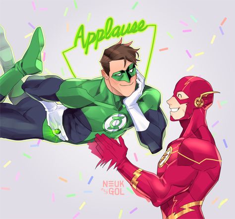 Flash And Green Lantern, Superman X Batman, Batman Green Lantern, Green Lantern Hal Jordan, Superman X, Superhero Family, Hal Jordan, Disney Ships, Dc Art