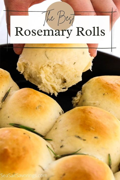 These easy to make rosemary garlic dinner rolls are fluffy, wholesome, and so delicious! Dinner rolls are such a perfect side to any dinner, especially when they are homemade! Rosemary Dinner Rolls, Rosemary Rolls, Rosemary Dinner, Garlic Dinner Rolls, Backyard Bohemian, Dinner Rolls Easy, Korean Beef Bowl, Beef Bowl, Beef Bowls