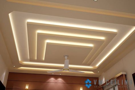 Need ideas about the type of false ceiling to install? Browse here: http://www.vmceiling.com/services/false-ceiling/types-of-false-ceiling/  Call us NOW at +65 6653 2620 to speak to our friendly customer service staff about our false ceiling services. Cove Lighting Design, Contemporary Ceiling Design, Gypsum Ceiling Design, False Ceiling Bedroom, New Ceiling Design, False Ceiling Living Room, Interior Ceiling Design, Pop False Ceiling Design, Pop Ceiling Design