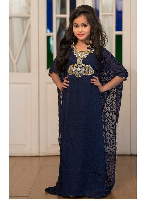 Girls Kaftan, Moroccan Kaftan Dress, Kids Kaftan, White Kaftan, Kaftan Gown, Arabic Dress, Moroccan Kaftan, Caftan Dress, Kids Collection