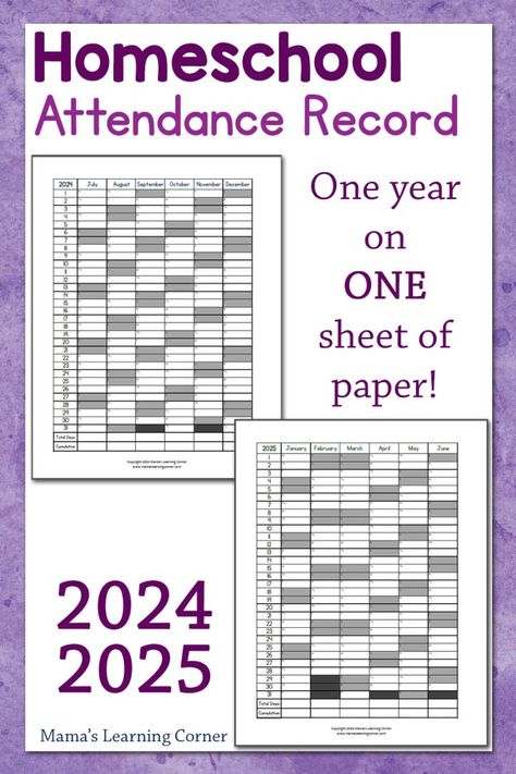 Homeschool Attendance Sheet, Homeschool Attendance, All About Spelling, Attendance Sheet, Learning Corner, School Attendance, Going Back To College, Biblical Worldview, Homeschool Classroom