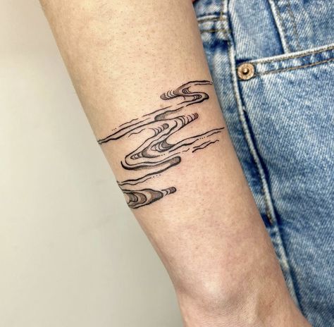 Flash Designs, Nyc Tattoo, Aquarius Tattoo, Elements Tattoo, Water Tattoo, Shape Tattoo, Handpoke Tattoo, Arm Band Tattoo, Nyc Brooklyn