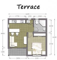 granny pod | MedCottage | Granny Pods | Guest house ... Granny Pods Floor Plans, Granny Flat Plans, Granny Pods, Flat Layout, Small Floor Plans, 1 Bedroom House, Granny Flats, Small Living Room Layout, Small House Floor Plans