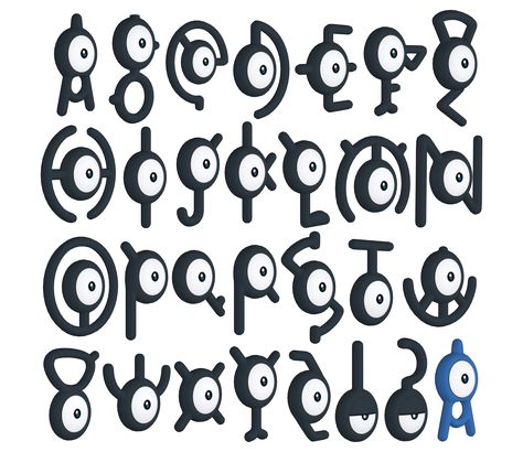 Unown Alphabet, Unown Pokemon, Flying Pokémon, Baby Pokemon, Console Game, Pokemon Tattoo, Burn Book, Ash Ketchum, Diy Games