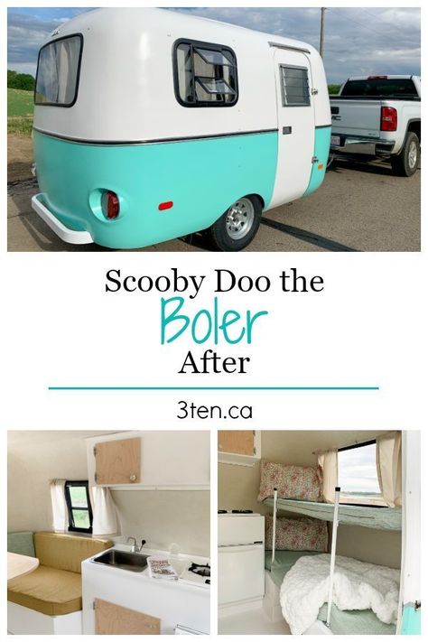 Boler Trailer Interiors, Trillium Camper, Trillium Trailer, Scamp Trailer, Boler Trailer, Retro Trailers, Small Camping Trailer, Travel Camper, Bright Interior