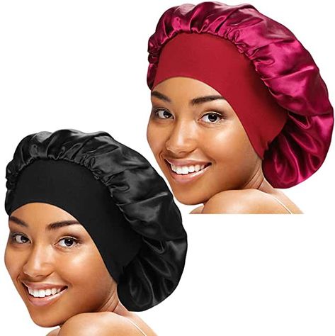 Hair Bonnets, Sleep Hat, Girl Heaven, Hair Turban, Satin Bonnet, Hair Bonnet, Shower Caps, Shower Cap, Casual Hairstyles