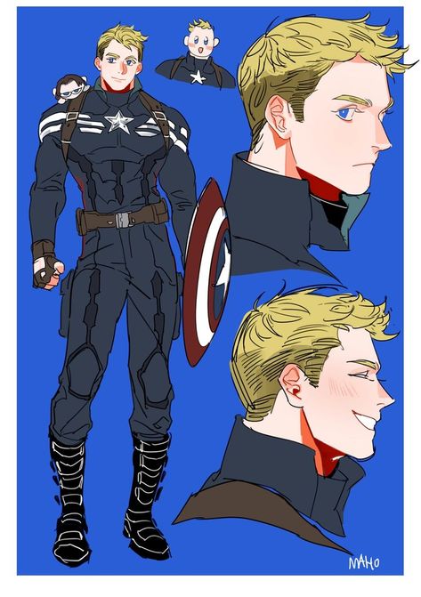 Marvel Academy, Captain America Art, Stucky Fanart, Captain America Comic, Sans Aus, Steve Rogers Captain America, Marvel Superhero Posters, Marvel Fan Art, Marvel Jokes