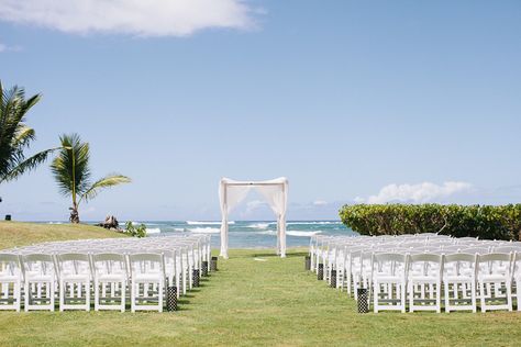 Loulu Palms Wedding, ceremony, beach, www.pinkyphotography.com Loulu Palm Estate Wedding, Oahu Wedding Reception, Oahu Wedding Venues, Wedding Venues Hawaii, Palm Wedding, Paradise Wedding, Intimate Wedding Reception, Ceremony Chairs, Private Estate Wedding