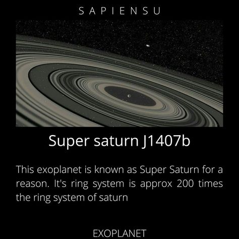 Super Saturn or King of Rings 💍 Super Saturn J1407b, Saturn Is Slowly Losing Its Rings, Planet J1407b, Super Saturn, Space Pics, Time Continuum, Study Stuff, Saturn Planet, Rings Of Saturn