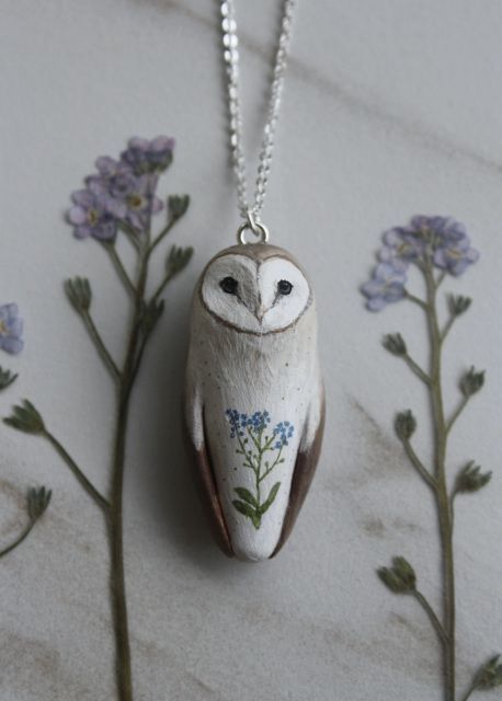 Owl pendant necklace