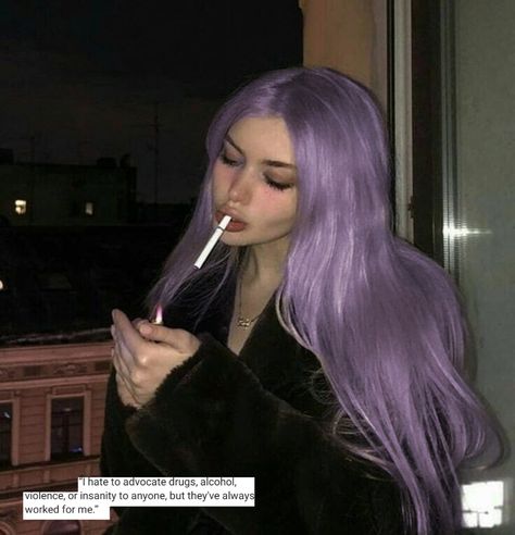 Long Dyed Hair Aesthetic, Lavender Split Dye, Dyed Hair Pale Skin, Hair Dye For Pale Skin, Hair Dye Ideas For Pale Skin, Icy Purple Hair, Pretty Hair Colors For Pale Skin, Pastel Pink And Purple Hair, Purple Hair Light