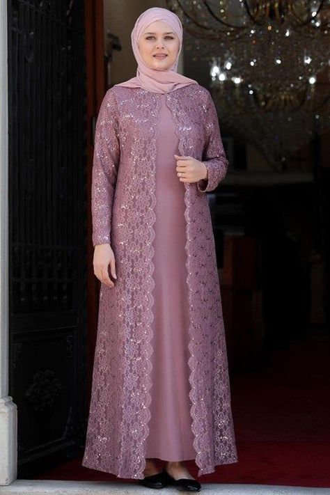 Luxurious Abaya, Lace Abaya, Plus Size Hijab, Abaya Styles, Fusion Fashion, Baju Kahwin, Fesyen Islam, Abaya Style, Dress Muslim