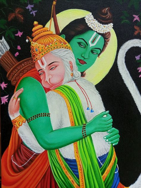 Lord Rama And Hanuman, Rama And Hanuman, Wallpaper Edge, Lord Rama, Goddess Decor, Jai Hanuman, Rangoli Designs Diwali, Rangoli Designs, Art Drawings Sketches