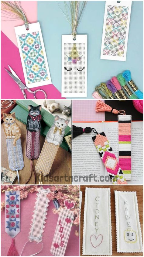 DIY Needlepoint Bookmark Ideas Check more at https://www.kidsartncraft.com/needlepoint-bookmark-ideas/ Needlepoint Bookmarks, Bookmarks For Kids To Make, Needlepoint Bookmark, Easy Bookmarks, Bookmarks For Kids, Bookmark Ideas, Bookmarks Kids, Needlepoint Tapestry, Easy Crafts For Kids