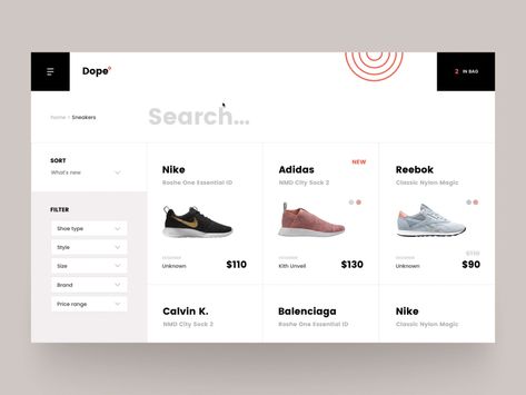 Great work from a designer in the Dribbble community; your best resource to discover and connect with designers worldwide. Shopping Page Design, Product Listing Page Design, Product List Design, Shop Page Design, Product Card Ui, Product Page Ui, Product Listing Design, Ecommerce Ui Design, Product Page Design