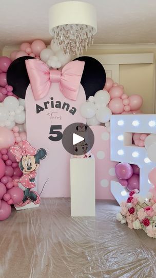 76K views · 6.1K reactions | Set up with me! 

Cute Minnie installation for a gorgeous little girl! 

Save and share 🎀

Front display @thedetailscompany 

•
•
•
•
•
•
•
•
•
#bow #1stbirthday #pinkbow #babyshoweruk #minnie #minniemouse #bridalshower #bridetobe #balloons #1stbirthdayphotoshoot #props #pink #flowers #babyshowersetup #balloondecoration #bigbow #giantbow #balloongarland #5thbirthday #blooms #ombre #ombreballoons #ballooninstallation #partyprops #woodworking #bridalshowerdecor  #luxury #flowerstagram | Event Designer Minnie Mouse Backdrop Ideas, Minnie Mouse Balloon Arch, Minnie Mouse Balloons, Birthday Celebration Ideas, Giant Bow, 1st Birthday Photoshoot, Balloon Installation, Celebration Ideas, Minnie Mouse Birthday