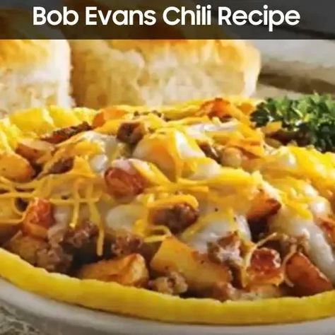 Bob Evans Chili Recipe, Bob Evans Recipes, Recipe For Chili, Bob Evans, Kitchen Guide, Chili Recipe Easy, A Bob, Pork Sausage, Chili Recipe