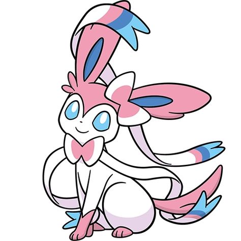 Sylveon | Pokémon Wiki | Fandom Eevee Sylveon, Flareon Pokemon, Fairy Type Pokemon, Types Of Fairies, Pokemon Eeveelutions, Eevee Evolutions, Pokemon Eevee, Cute Pokemon Wallpaper, Pokemon Drawings