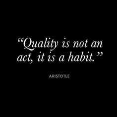 Yes, there is a reason that we insist on you making all your reps the best that you are capable of making them. Making quality a habit will carry over to all kinds of aspects of life and will ensure that you don't cheat yourself or others. #qualityworks #makeitahabit #nevercheatyourself #hardexerciseworks #hew Quality Assurance Quotes, Assurance Quotes, Quality Quote, Workplace Quotes, Back To University, Quality Quotes, Career Quotes, Quality Management, Quotes Words